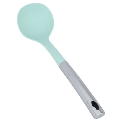مغرفة شوربة سيليكون السيف غاليري، يد استيل - أخضر product image 3