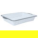 قالب كيك سيليكون كلاسيك، 35.5×26.5×8 سم، مستطيل - أبيض product image 2