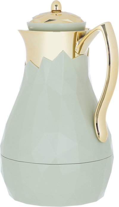 Everest Diamond Thermos, 1 liter, glass inner container, plastic outer shell - light green product image 3