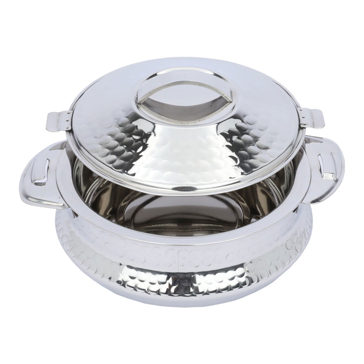 حافظة طعام استيل ماكسيما، 1 لتر، منقوشة - فضي product image 2