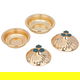 طقم طوفرية مع 2 تمرية استيل السيف غاليري، 3 قطع - ذهبي product image 3