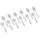 Al Saif Gallery steel spoon set, 30 pieces - silver product image 2