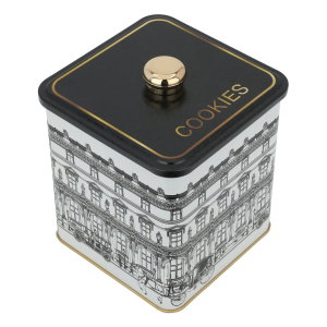 Al Saif Gallery Metal Box, 12 X 12 X 13 Cm - Black product image 2