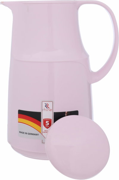 Alrhine Marcotec Thermos, 1 liter, glass inner container, plastic outer shell - pink product image 4
