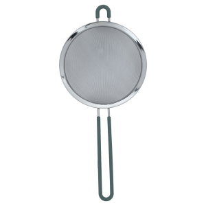 Al Saif Gallery Steel Strainer, 18 Cm, With Silicone Handle - Green product image 2