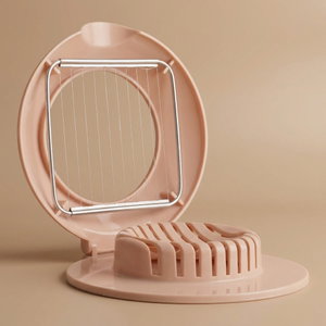 Al Saif Gallery Silicone Egg Slicer, 14.9 x 14.5 x 3 cm - Pink product image