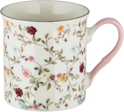 Al Saif Gallery Porcelain Mug, 325 ml, Floral - White and Pink product image 2
