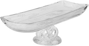 ستاند تقديم زجاج السيف غاليري، 38x14x12 سم، قاعدة، مستطيل - ثلجي product image 2