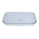 صينية فرن زجاج السيف غاليري ماكس، 2.9 لتر، 39.5x23.8x5.2 سم، بغطاء - شفاف product image 2
