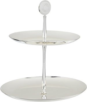 Al Saif Gallery Stated Stainless Steel, 2-Tier - Silver product image 2