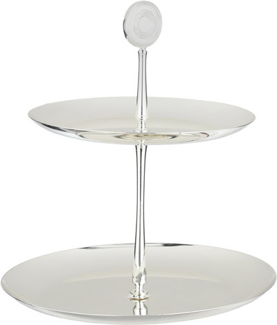 Al Saif Gallery Stated Stainless Steel, 2-Tier - Silver product image 2