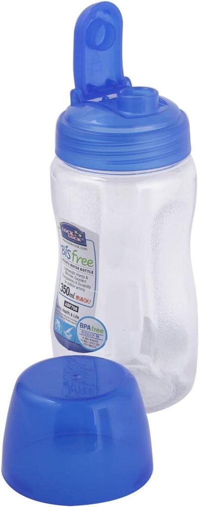 مطارة بلاستيك لوك اند لوك، 350 مل، غطاء - شفاف ازرق product image 3