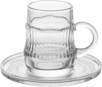 Glass Cup And Plates Set, 36 Pieces - Clear product image 3