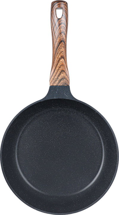 طقم قدور جرانيت تيتانيوم نيوكلاين، 16 قطعة، مقبض خشب - اسود بنفسجي product image 6