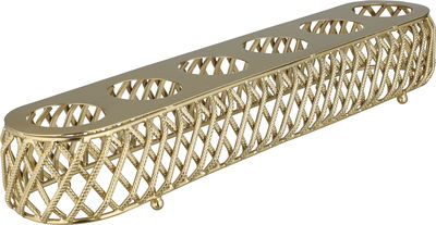 ستاند فناجين قهوة ستانلس ستيل السيف غاليري، 6 خانات، مستطيل، 49x9x7 سم - ذهبي product image 2