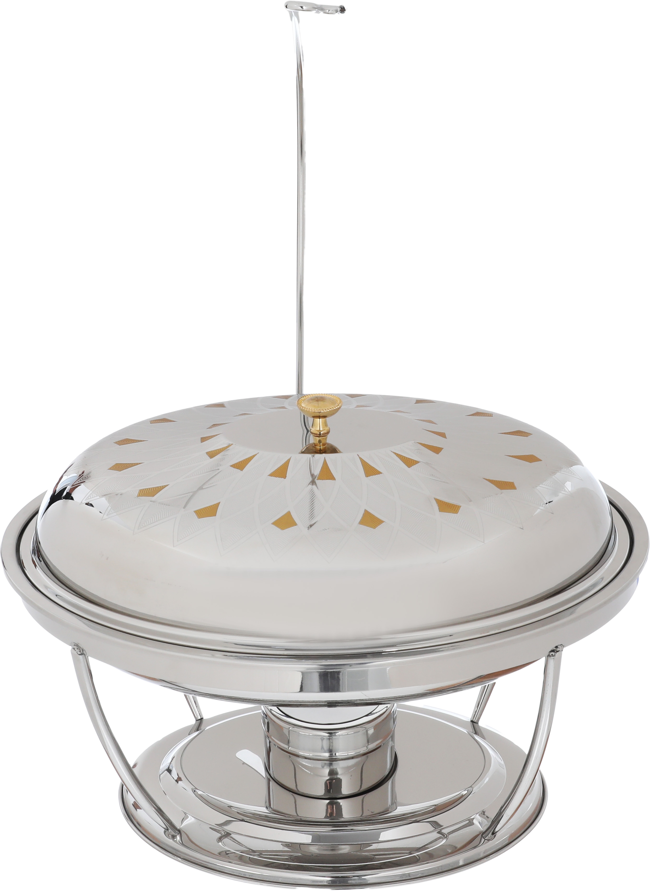 سخان بوفيه استيل بقاعدة السيف الهنا، 40 سم - فضي product image 1