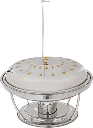 سخان بوفيه استيل بقاعدة السيف الهنا، 40 سم - فضي product image 1