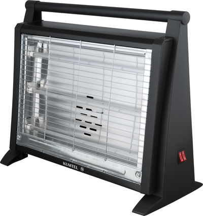 دفاية كهربائية كومتل، تدفئة امامية، 1500 واط، 50×42 سم، ثلاث أعمدة تدفئة، HM-21320 - أسود product image 2