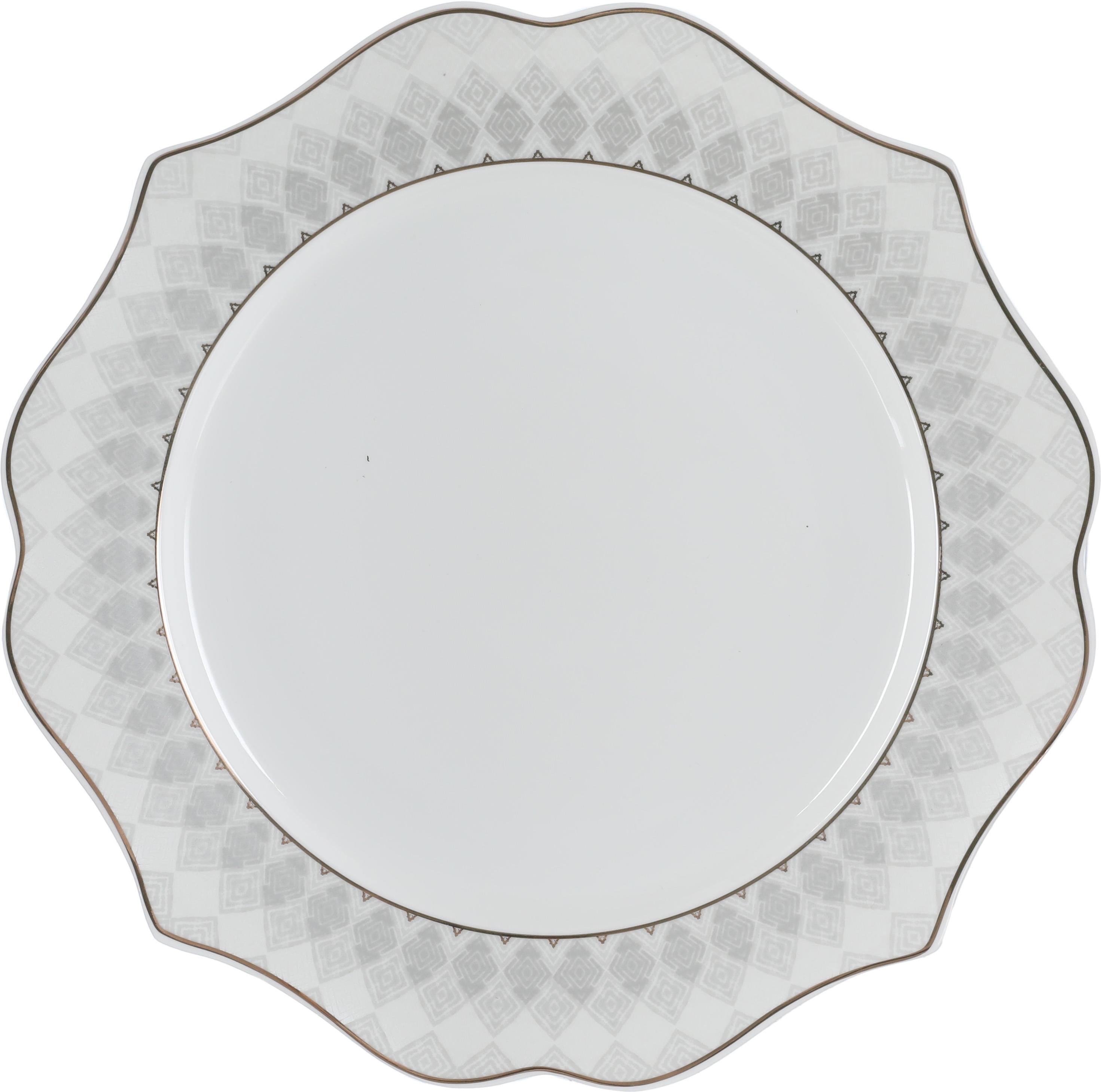 Victoria Al Saif Gallery porcelain dining set, 65 pieces, pattern, gold-white line product image 5