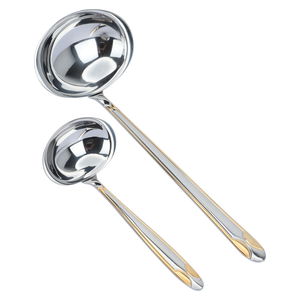 شنطة ملاعق استيل فضي بنقش مذهب 72 قطعة product image 5