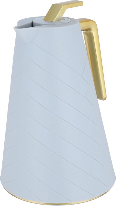 ترمس جلوري، 1 لتر، حافظة داخلية زجاج - رمادي فاتح product image 3