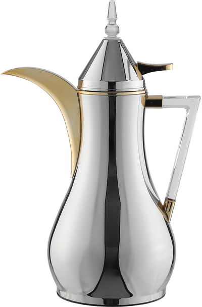 طقم ترامس زجاج حراري السيف غاليري، قطعتين، 1 /1 لتر - فضي product image 5