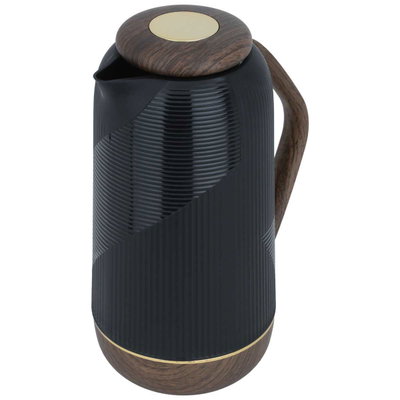 Glory Rawaa thermos, 1 liter, glass inner container, plastic outer shell - black product image 3