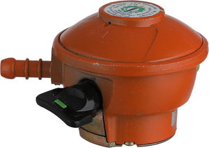 منظم غاز ألمنيوم، 50 ملي بار، صمام أمان - برتقالي product image 2