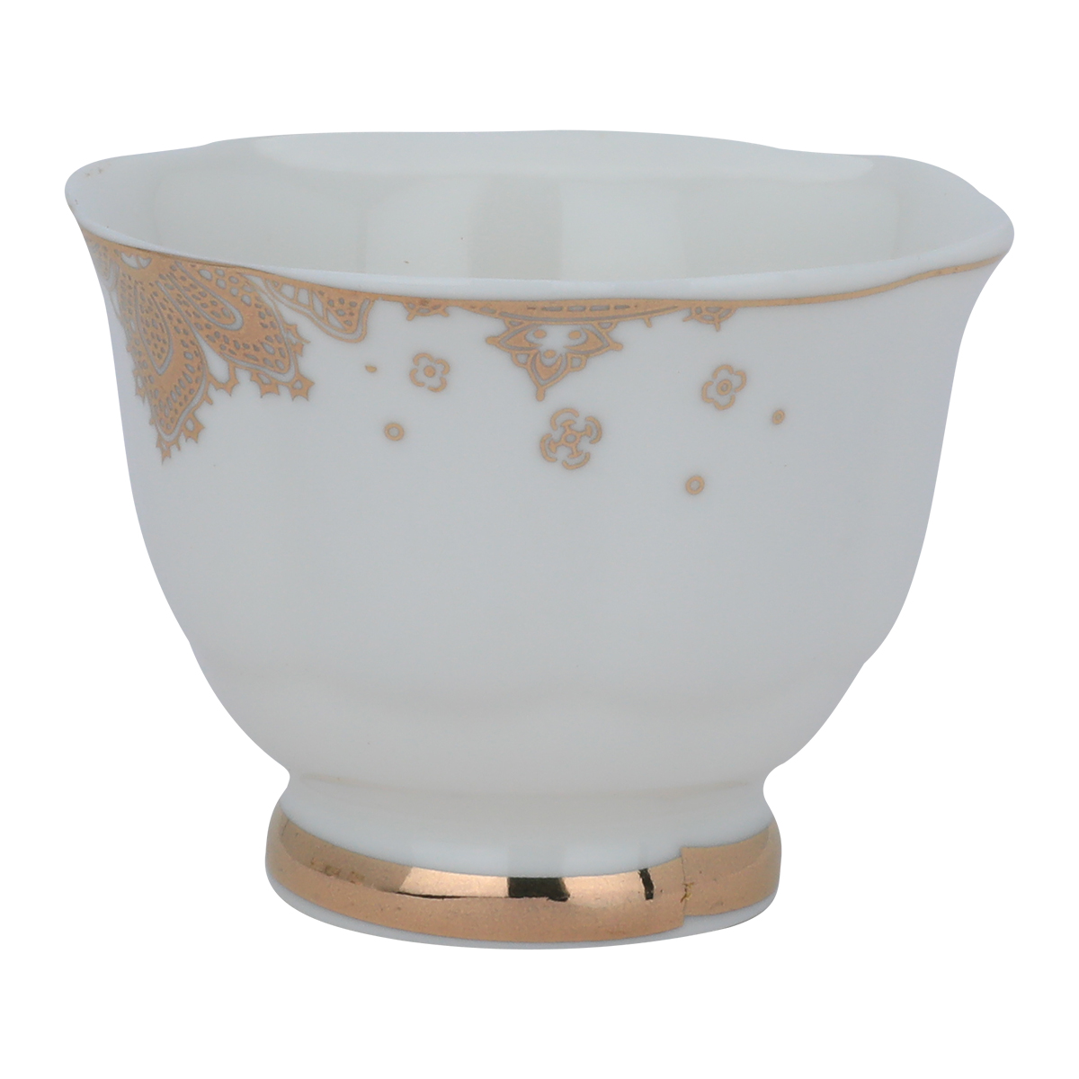 Al Saif Gallery Porcelain Cup Set, 12 Pieces, 100 Ml - White product image 1