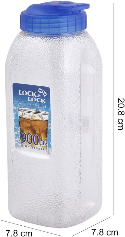 طقم زجاجات مياه لوك اند لوك، 4 قطع، 900 مل - شفاف product image 5
