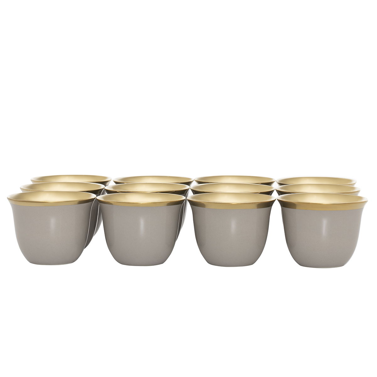 Al Saif Gallery Porcelain Coffee Cup Set, 12 Pieces - Beige product image 2