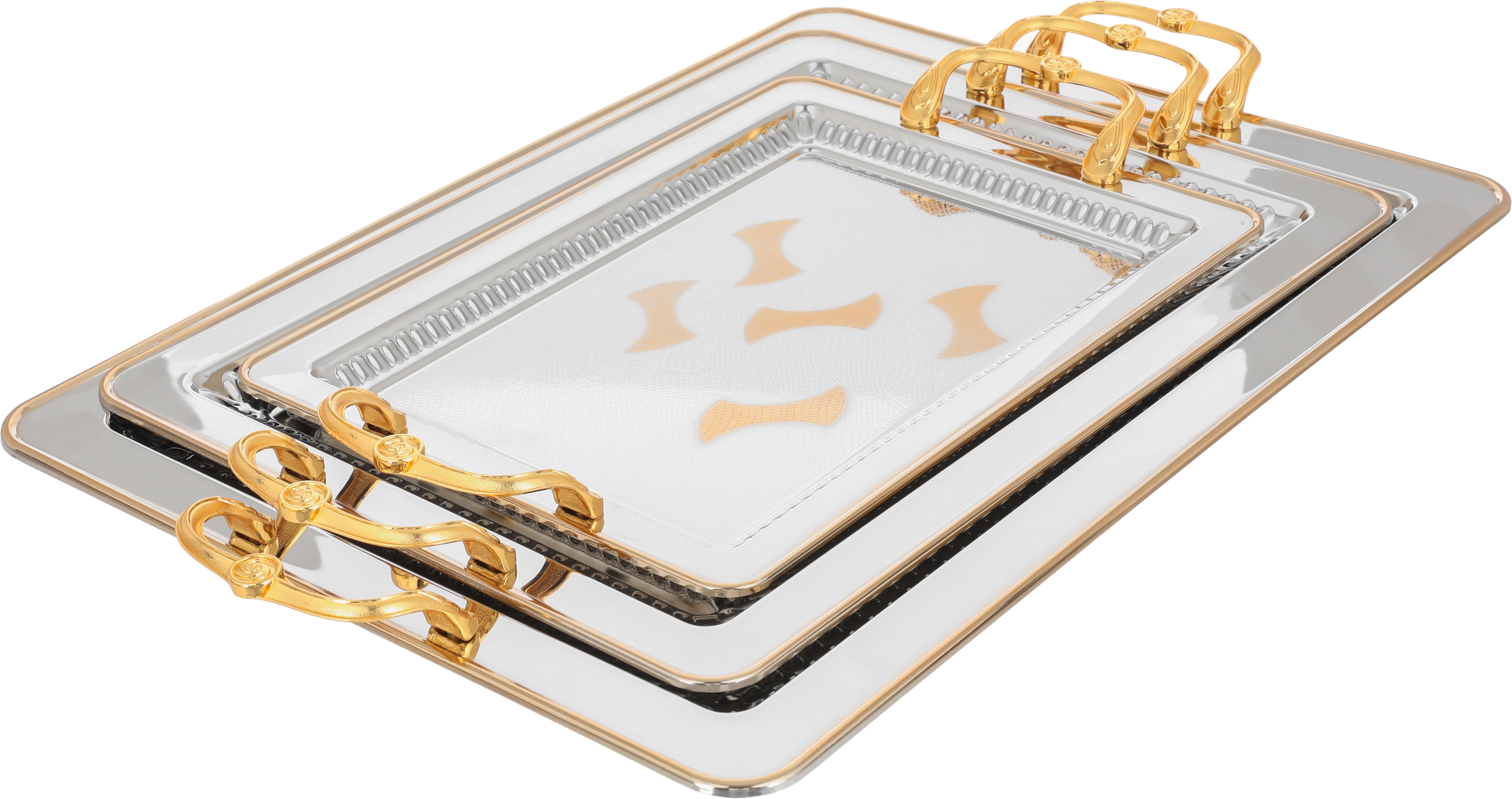 طقم طوفريات هلا استيل السيف بلص، 3 قطع - ذهبي فضي product image
