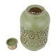 Al Saif Gallery Steel Candle Holder with Gold Handle, 10 x 10 x 19 cm, Small - Oily product image 3
