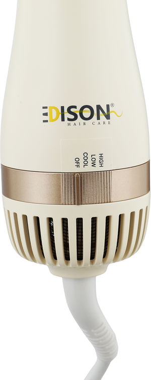 مصفف شعر إديسون، 1000 واط، 33.1x6x4.3 سم، 2.5 متر، 3 مستويات حرارة، سلك دوار 360 درجة، H9512 - كريمي أسود product image 2