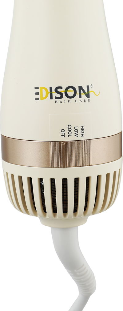 مصفف شعر إديسون، 1000 واط، 33.1x6x4.3 سم، 2.5 متر، 3 مستويات حرارة، سلك دوار 360 درجة، H9512 - كريمي أسود product image 2