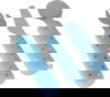 طقم ادوات مائدة استيل السيف غاليري، 3 قطع، يد سيليكون - ارزق product image 1