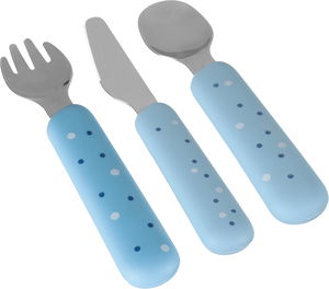 طقم ادوات مائدة استيل السيف غاليري، 3 قطع، يد سيليكون - ارزق product image