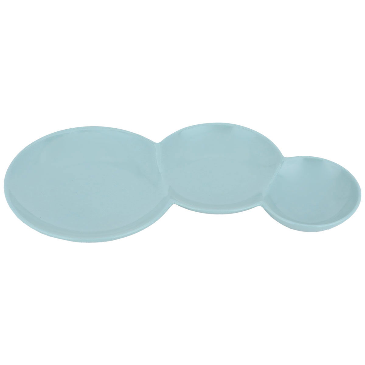 Al Saif Gallery Porcelain Plate, 25X12X2 Cm - Blue product image 1