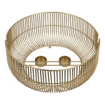Al Saif Gallery India Steel Food Heater, 36 x 32 x 32 cm - Gold product image 3