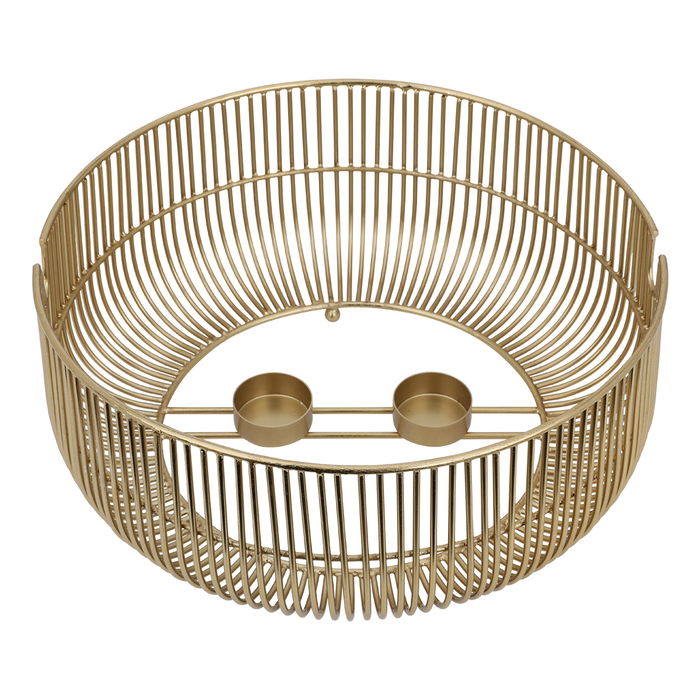 Al Saif Gallery India Steel Food Heater, 36 x 32 x 32 cm - Gold product image 3