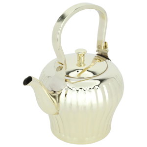 Alsaif Gallery Tuwaiq Steel Teapot, 2 Liter - Gold product image 2