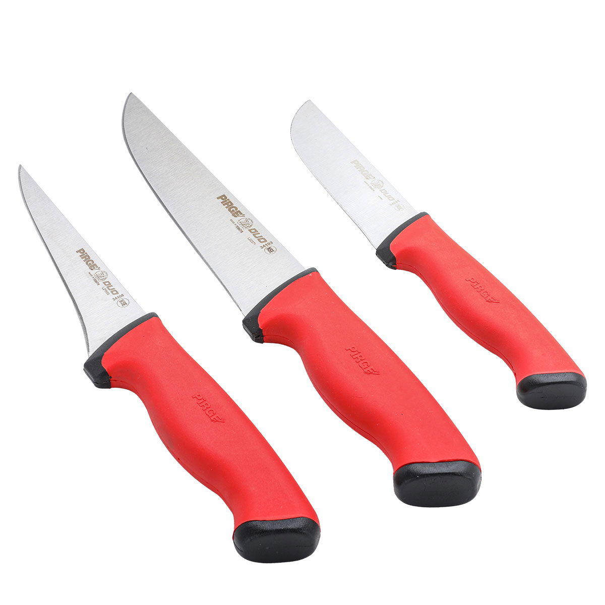طقم سكاكين استيل السيف غاليري، 3 قطع - احمر product image 1
