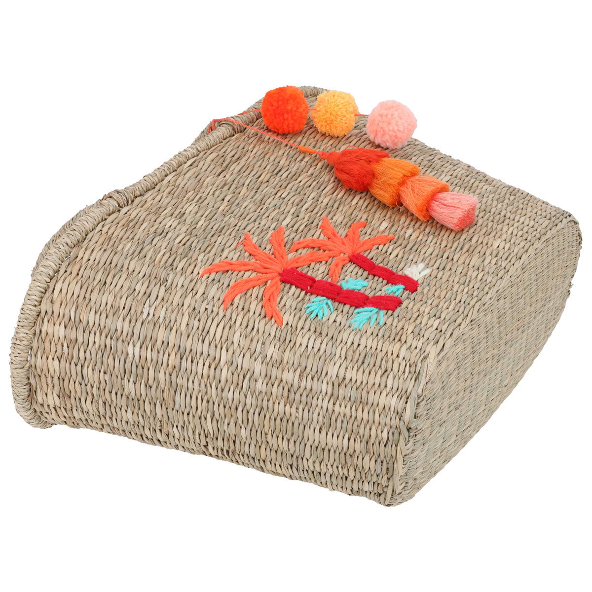 شنطة ترامس خوص السيف غاليري، 47×31 سم - بني فاتح product image 2