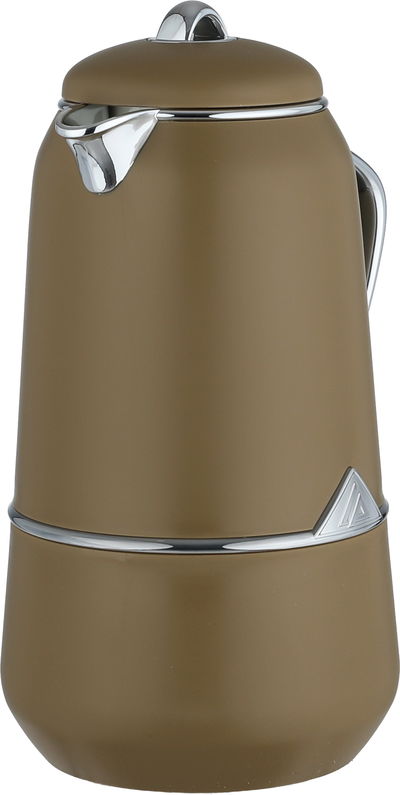 طقم ترامس لالوزا، قطعتين، 0.7 / 1 لتر، حافظة داخلية زجاج، يد فضي، غطاء ضغاط - زيتي فضي product image 4