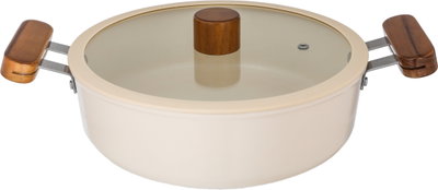 طقم قدور طهي سيراميك تورنادو، 7 قطع - بيج product image 5