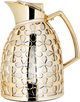 Al Saif Gallery Andalusia thermos set, 0.75/1 liter, glass inner container, plastic outer shell - silver and gold product image 2