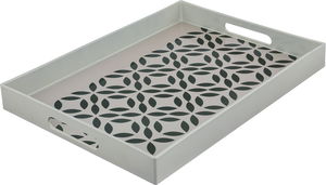 Al Saif Gallery Plastic Serving Tray, 40×30×4 cm, Rectangular - Multicolor product image 2