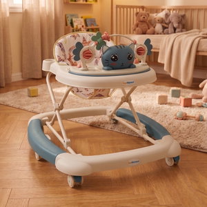Fun Moment Baby Walker, 2 in 1, Converts to Rocker, Foldable - Multicolor product image