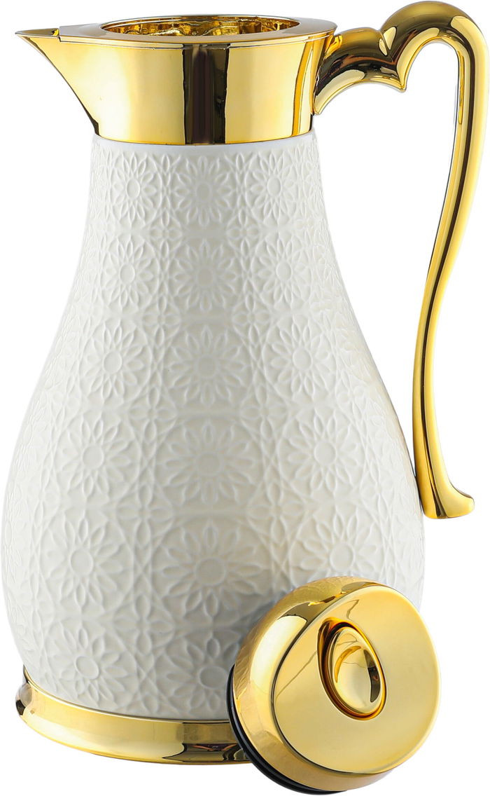 Al Saif Gallery porcelain tea and coffee serving set, decorated with gold, 52 pieces - beige product image 7