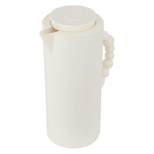 Al Saif Gallery Royal 7 glass thermos, 1 liter, plastic outer shell - light beige product image 2